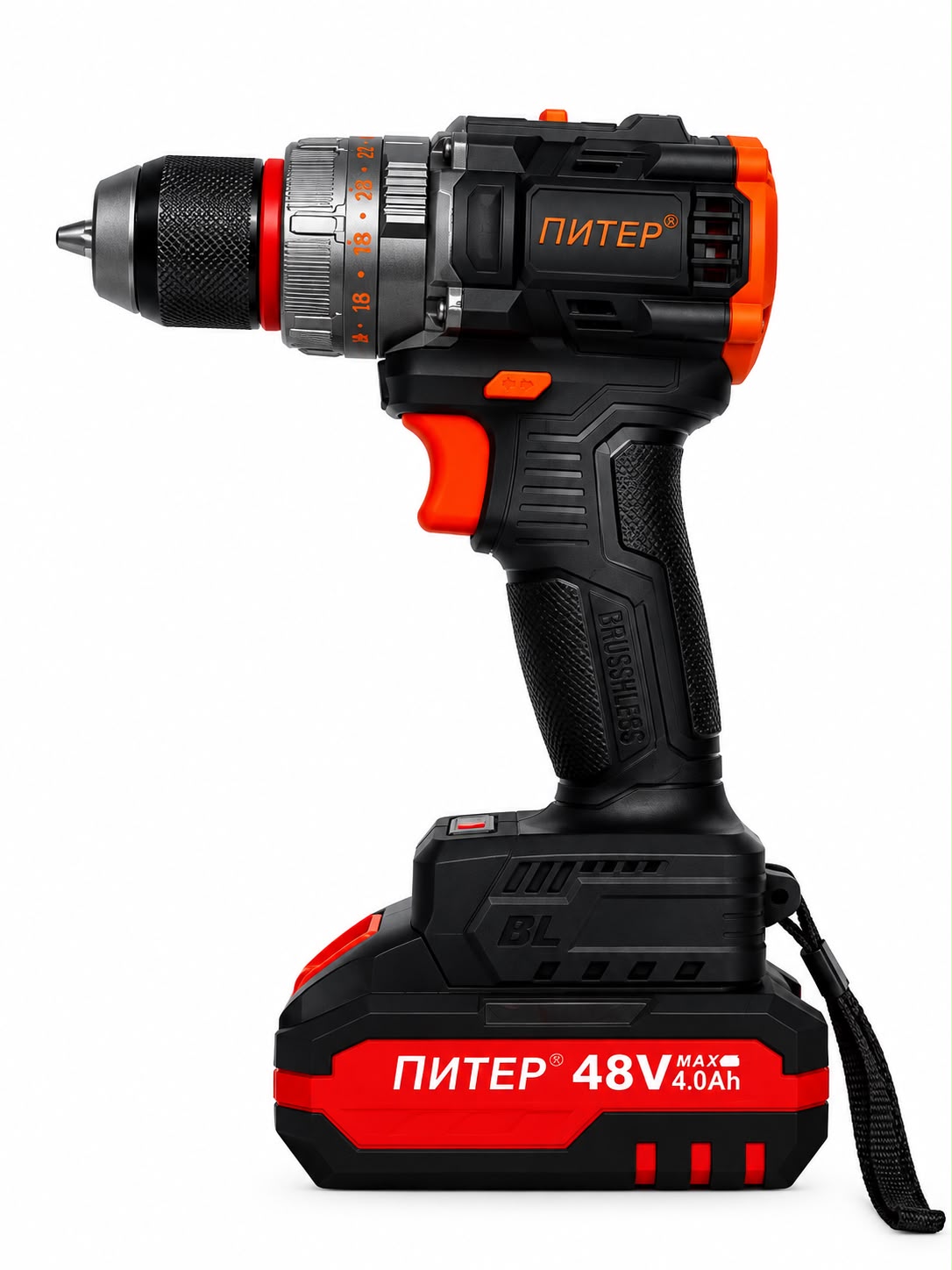 Drel Piter Batereyalı kömürsüz   PT48-A2